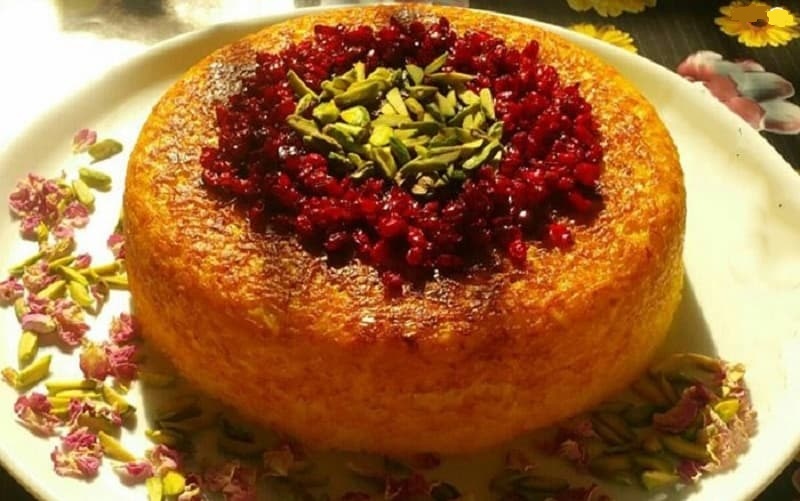 ته‌چین یکی از بهترین غذاهای ایرانی