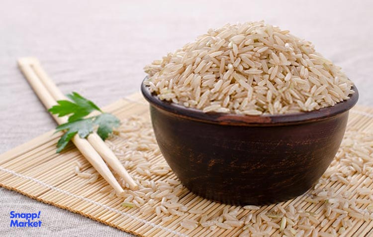 برنج قهوه ای از مواد غذایی حاوی آهن